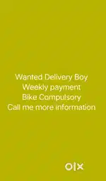 Wanted Delivery Boy - Madhyamgram