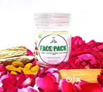 Herbal face pack of multani mitti, Sandalwood, Turmeric & rose powder