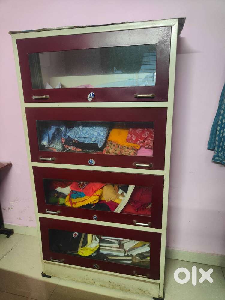 Steel Glass Cupboard