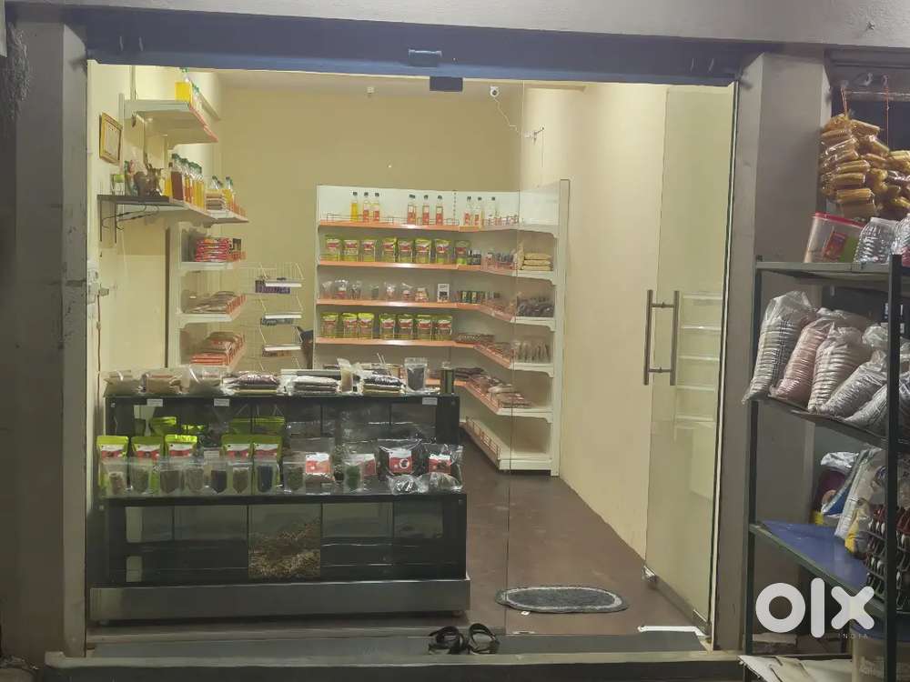 Dry fruits display counter