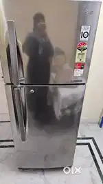 LG 260 liters Frost free double door refrigerator very less used read