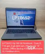 (LPT0652) Hp 240 G8 Notebook refurbished  laptop