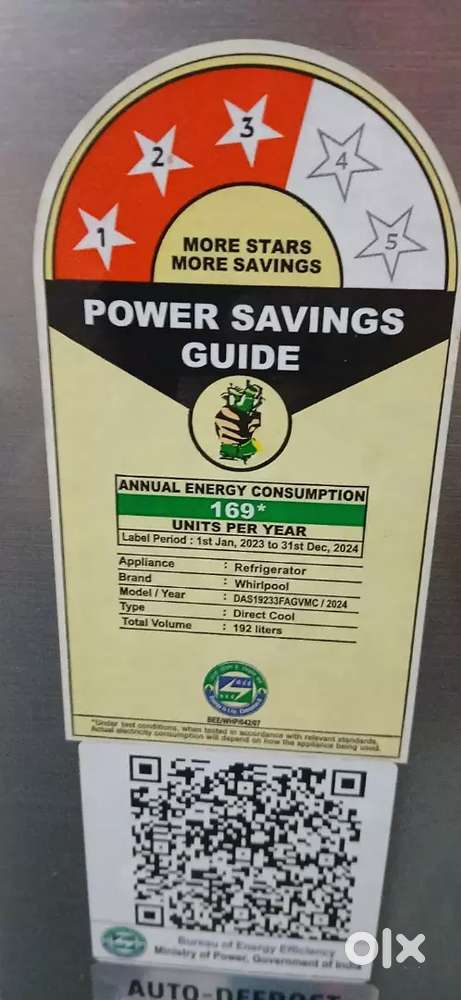 Whirlpool vitamagic 192 L