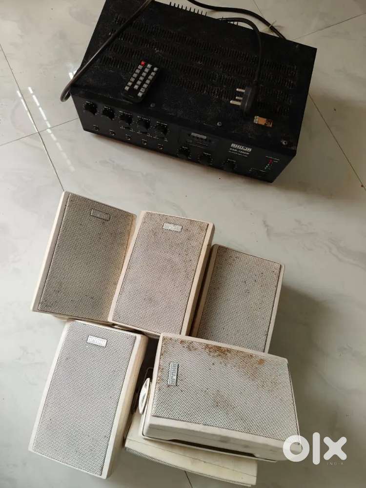 Ahuja PS 400TM wall speakers and SSB 120DP Amplifier
