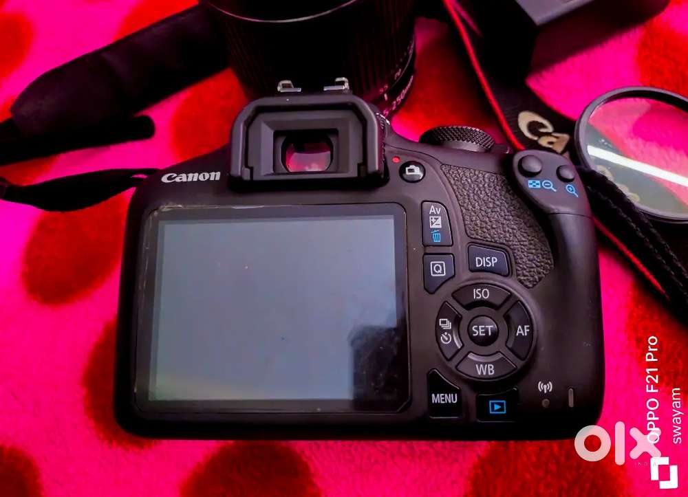 Canon camera on sell with 55-250 mm lens free