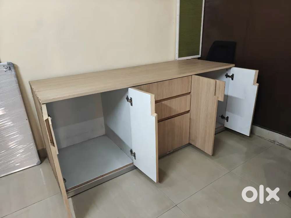Spacious Solid Wood TV Unit for Large TVs  71-inch Width OLX Exclusive