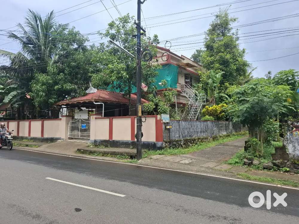 8.5 cent land with old house Wide road front