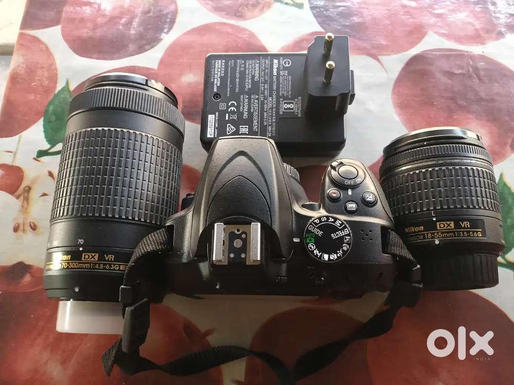 Nikon d3400 with dual lens in excellent condition