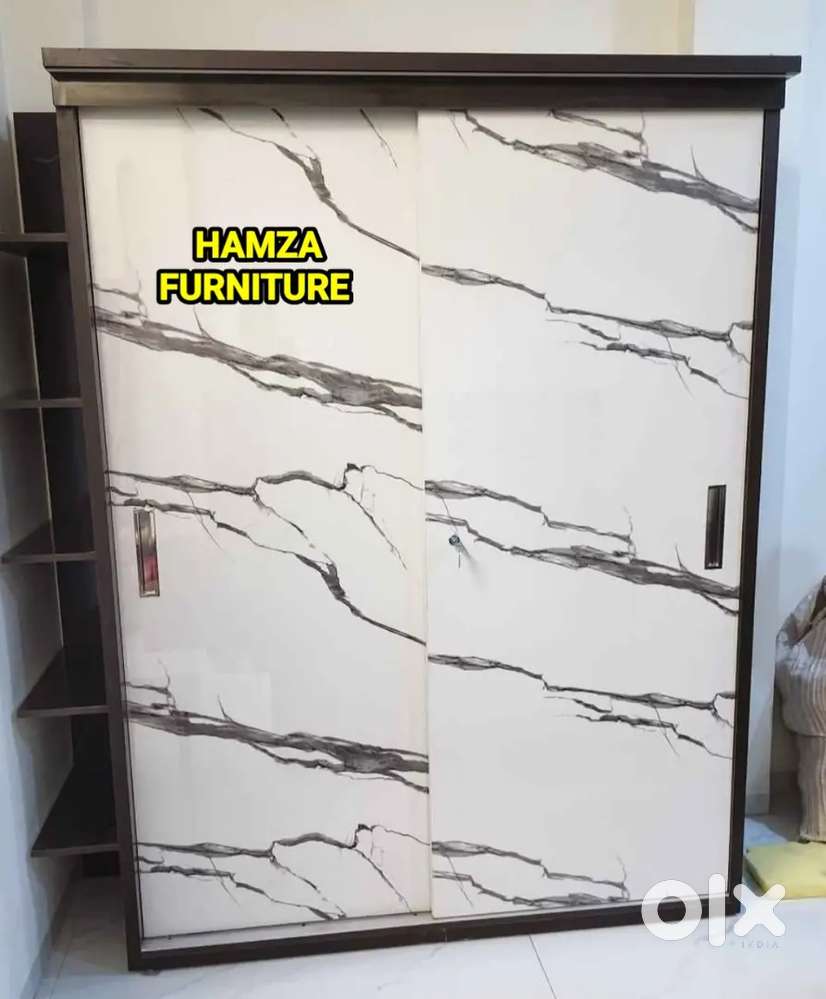 HAMZA FURNITURE New look 5by6 particle wood Sliding wardrobe