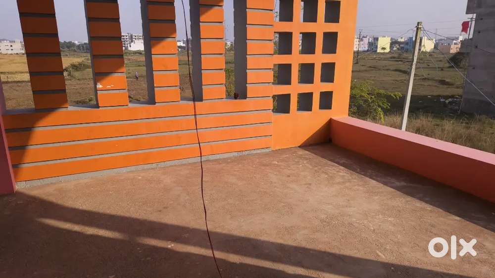 2 rooms available with bathroom and bed in New Alakapuri, Berhampur