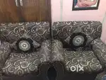 5 seater sofa with mirror table