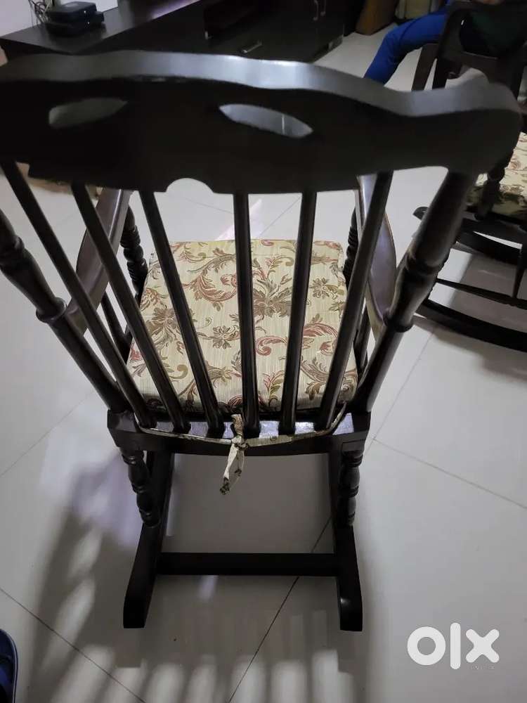 Pure Teak wood 2 Rocking chairs