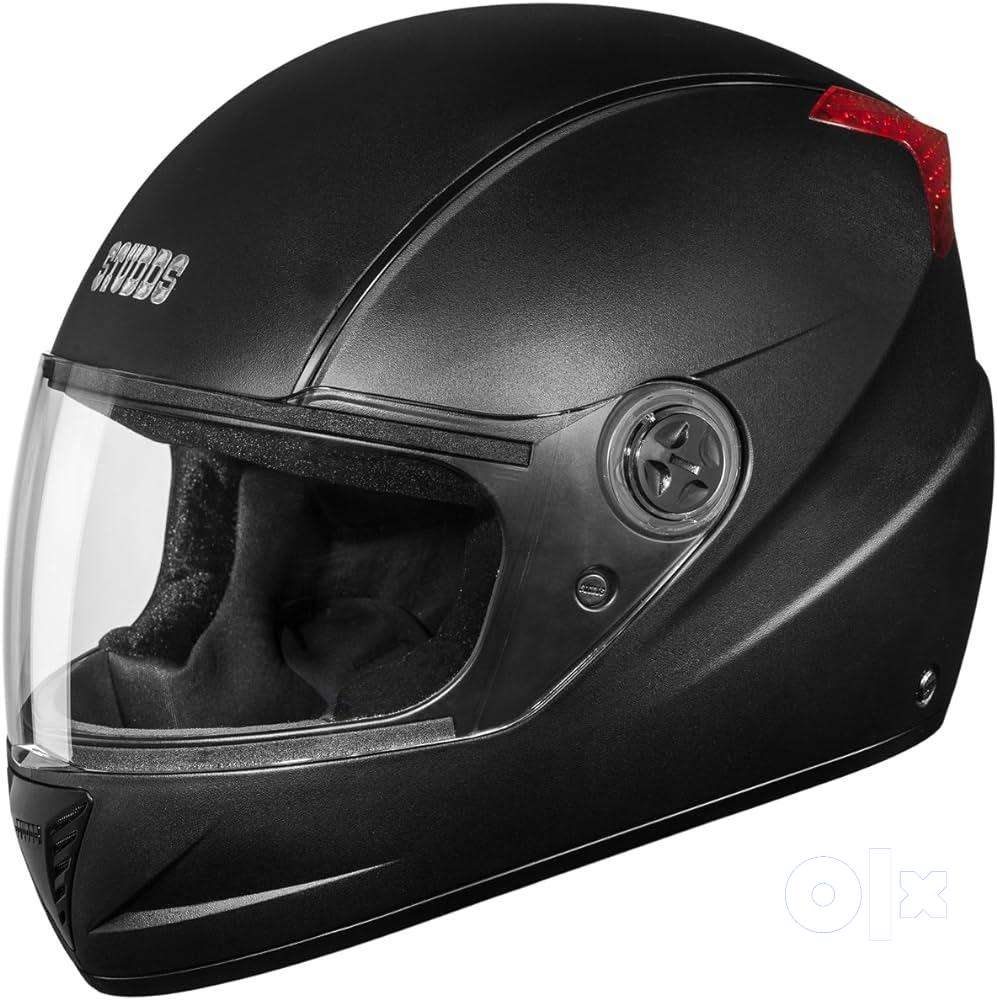 Studds Professional Full Face Helmet (Black, Medium)