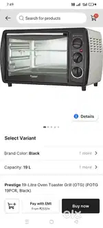 Prestige oven toaster Grills for new