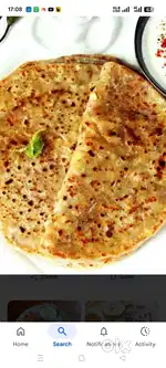 Tava Roti aloo paratha sada paratha dahi rayta