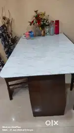 Dining table with chair