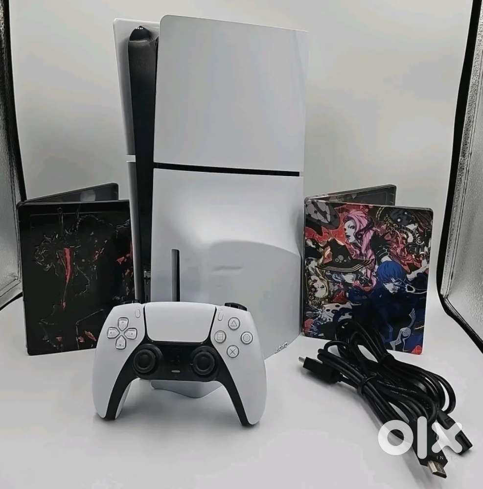 Sony PlayStation 5 Slim Blu-Ray Console CFI-2015A - With 2 Steelbook