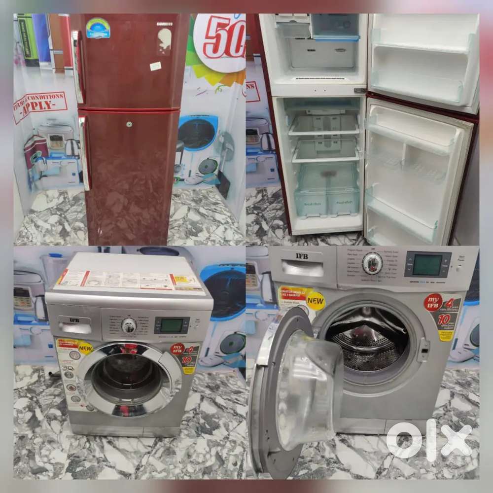 I'd 78 samsung double door & ifb front load washing machine