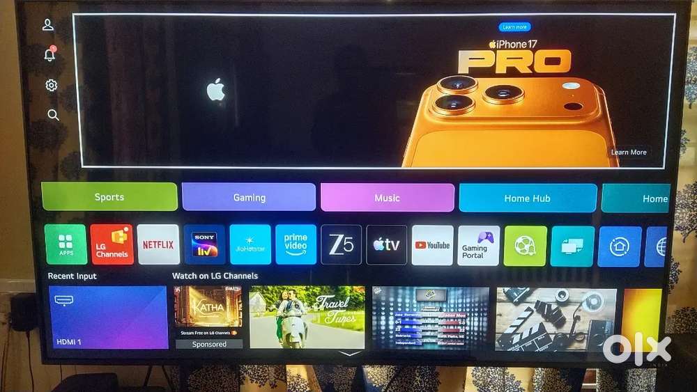 65 inch LG 4k Smart led tv 2 years old good condition for sale.