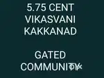INFOPARK 3 KM GATED RESIDENTIAL PLOTS NEAR KAKKANAD THENGOD