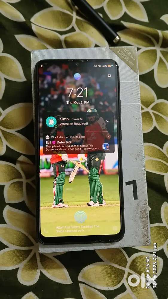 I want to sell my Vivo S1 with all accessories