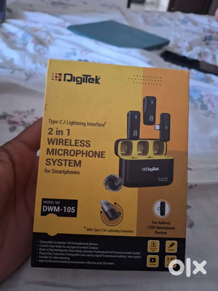 Digitek 2in1 wire less mic DWM-105