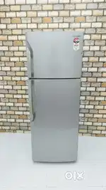4 star rating 277 litres double door with design body silver available