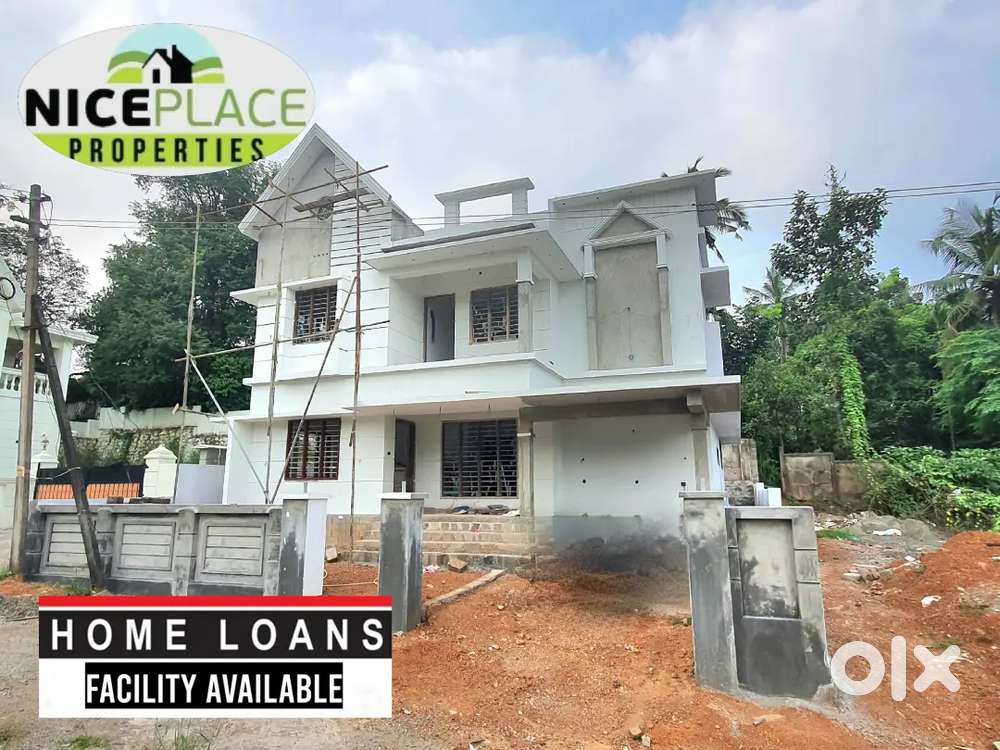 5 Cent's land 2100 sqft 4 bhk brand new nearing completion house for