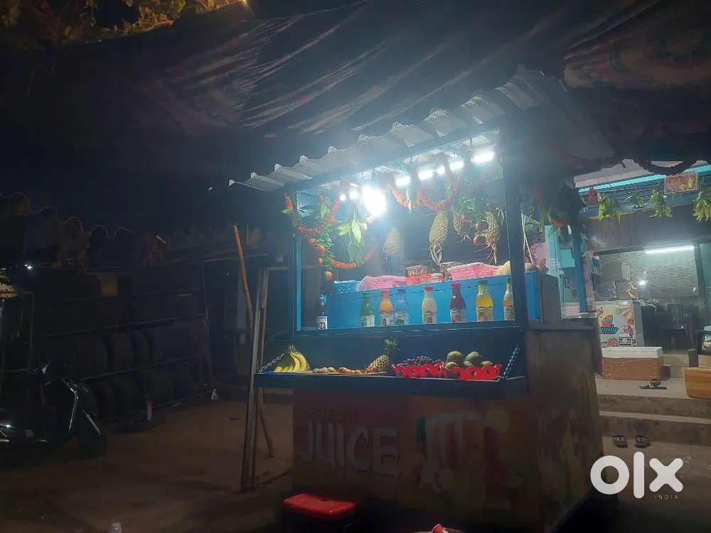 Juice Shop Counter for Sale with two Preeti Mixer for 38000