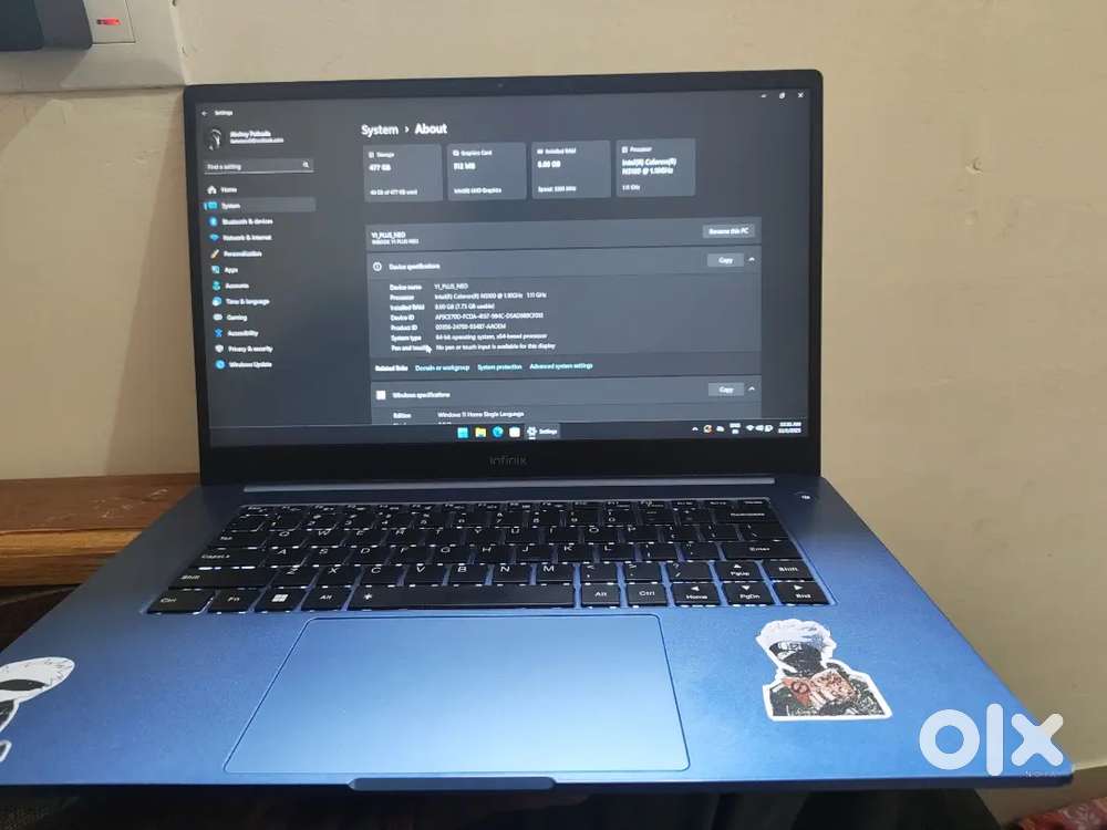 Infinix Y1 Plus Neo laptop