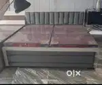 Today Buy- New Double bed with box  7299/- Emi ava