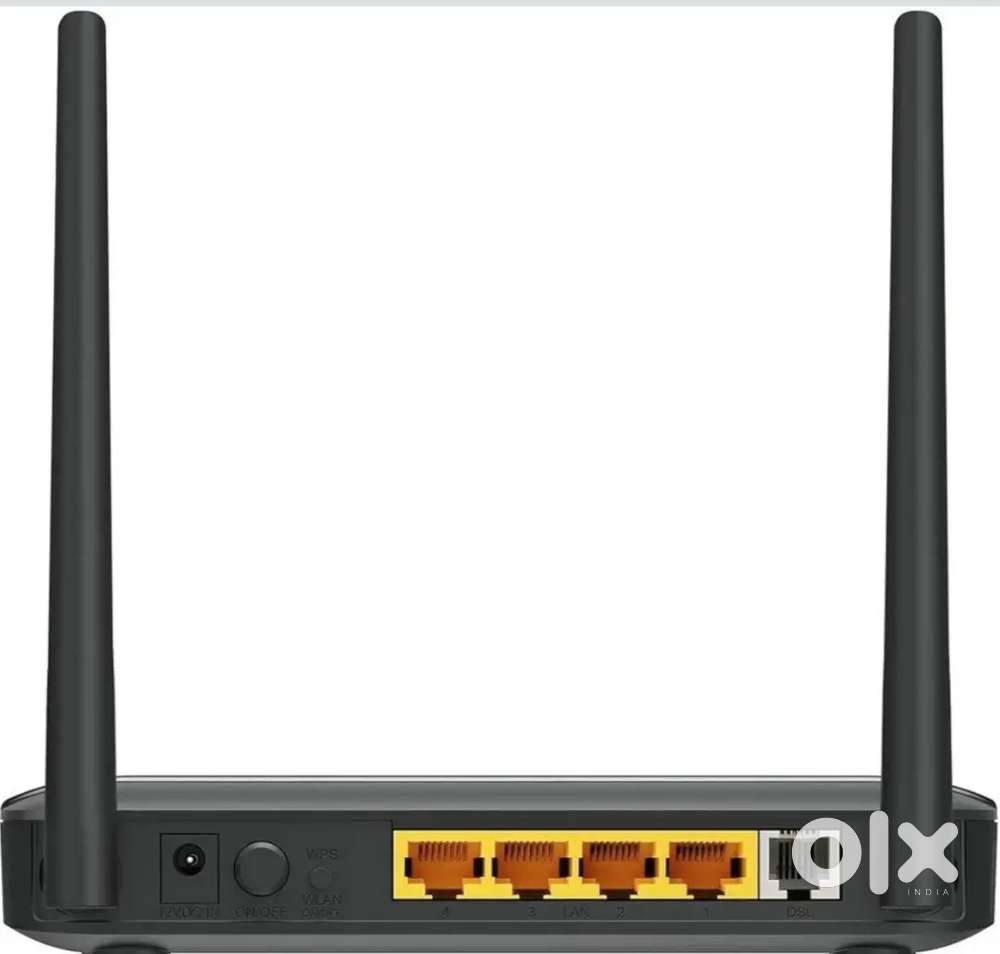 D-Link 2750U/IN/I Wireless-N300 ADSL2 Router with Modem (Black)