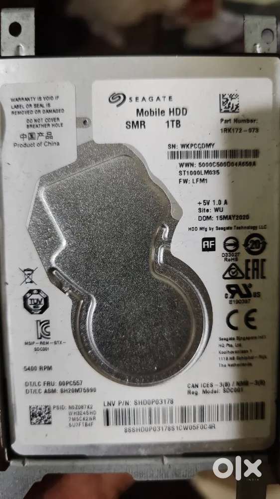 Hard disk for laptop 1 tb