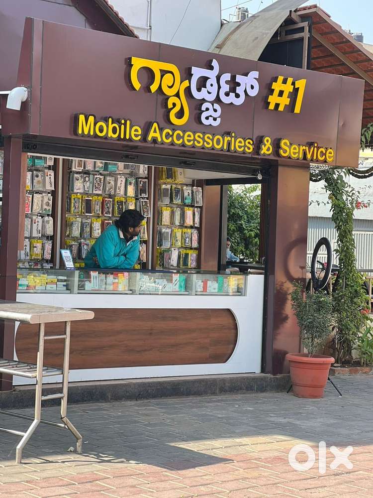 Fully furnished mobile accessories shop