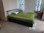 King Size Bed with Spring Mattress Excellent Condition