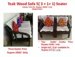 Sofa Teak Wood (3 + 1 +1)