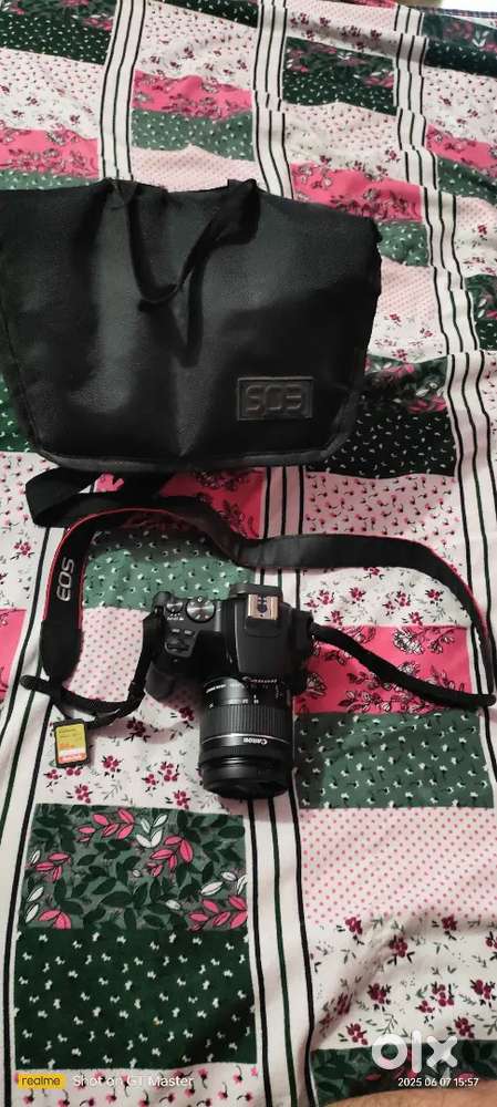 Canon EOS 200D II  DSLR camera with EF--S18-55 lens