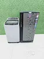 'Godrej flower design single door fridge & Samsung T/L washing machine
