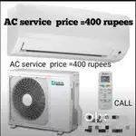 Ac service 400 rs more then 2