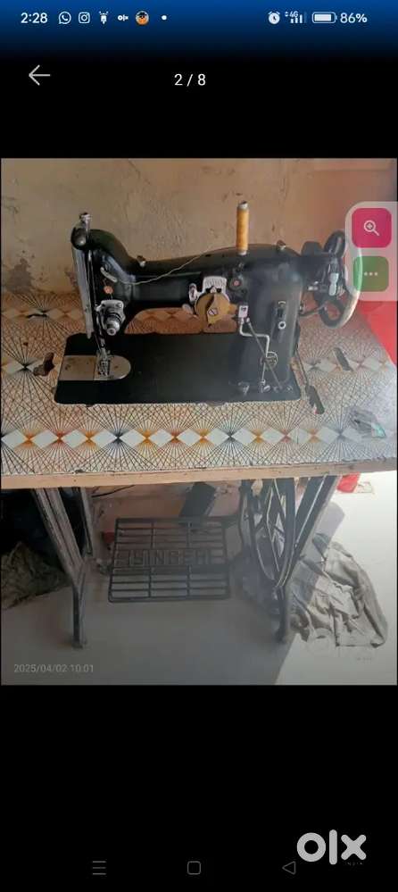 सिलाई मशीन फॉल फिटिंग मोटर के साथ