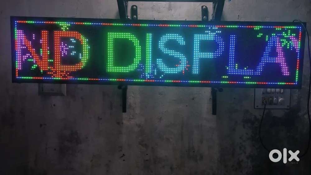 FULL RGB RUNNING LED BOARD, NEW BRAND, 5'X1'
