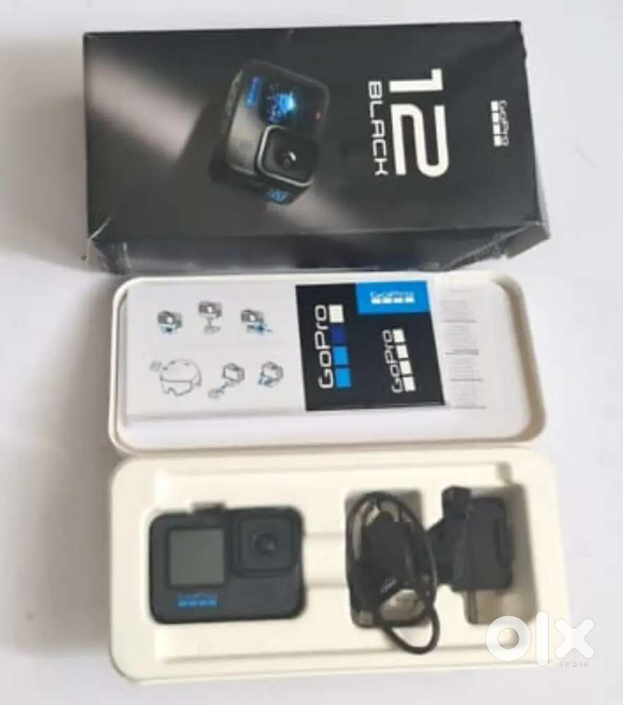 GoPro HERO12 + 64GB SD + HOUSING CASE + USB DOOR Black 5.3K UHD Action