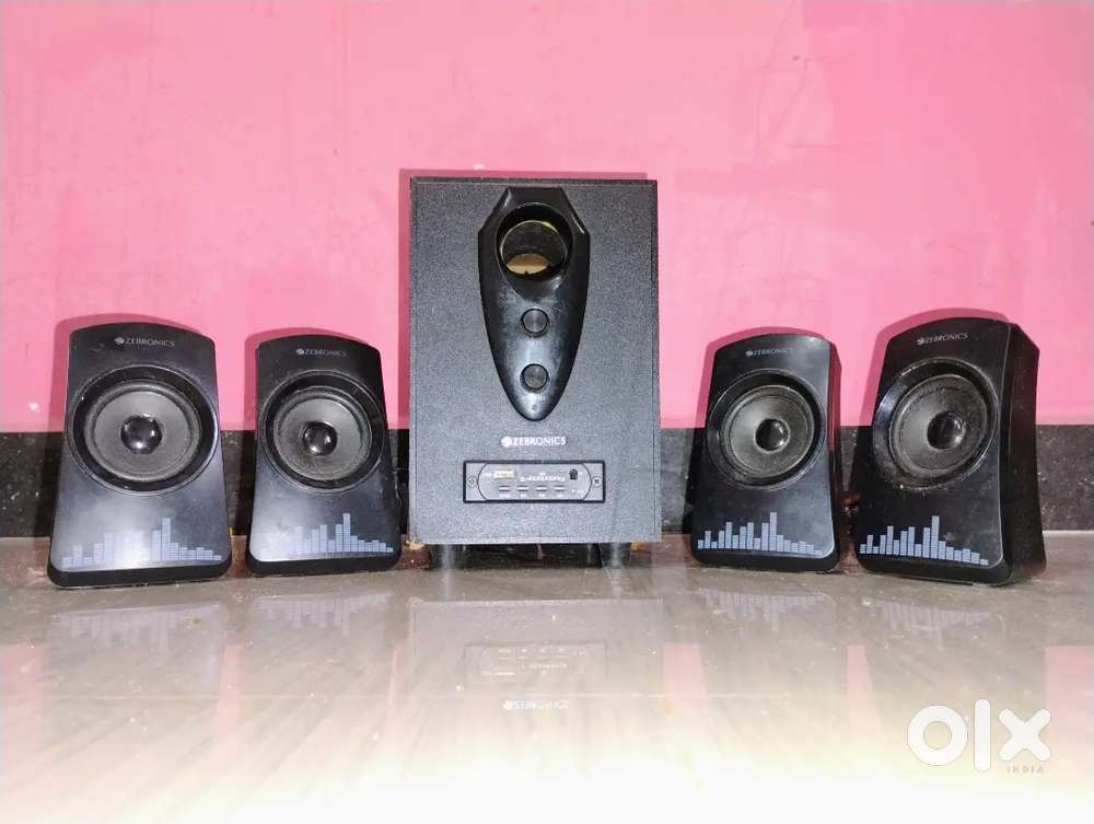 ZEBRONICS HOME THEATRE WITH FM & JACK PON CARD READER