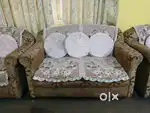 PURE SAGWAN FABRICATED 4 SEATER SOFA SET ON SALE