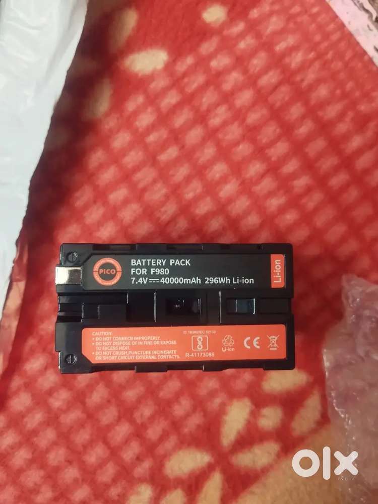 Camera battery 40000mah battery