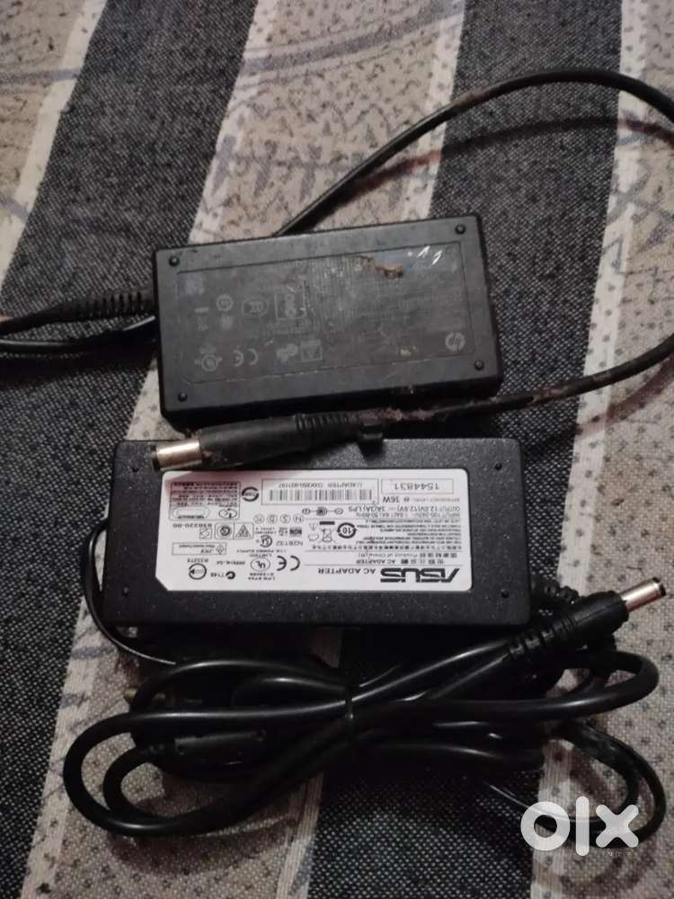 Hp Original charger and asus both laptop charger 599 each