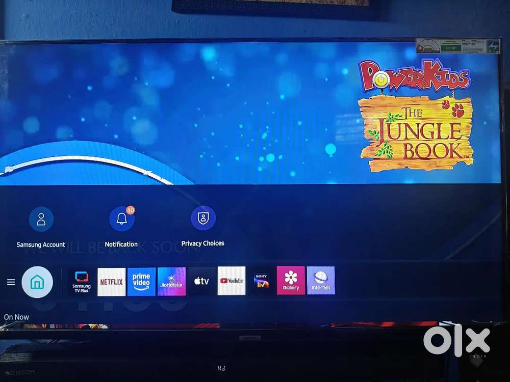 Samsung 43 inch full hd led smart tiles tv,zebronic 120w sond bar