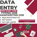 Genuine Data Entry Handwriting Typing Work