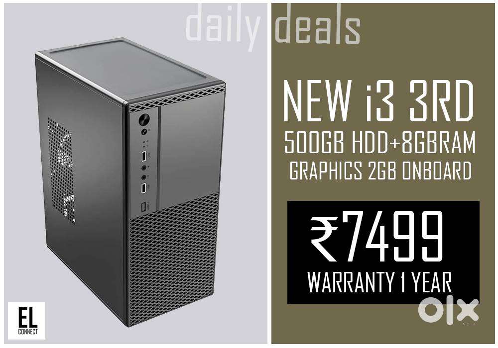 NEW i3 3rd gen CPU  computer offer sales  warranty 1 year
