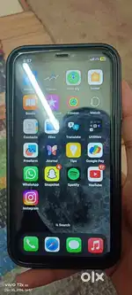 I phone 11 on sale battery health 83 back glass broke
